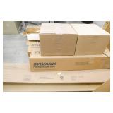 Pallet full of fluorescent bulbs