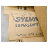 Pallet full of fluorescent bulbs