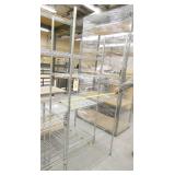 THREE wire rack shelves, 14x30, 16x36, 24x48