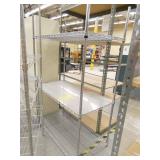 THREE wire rack shelves, 14x30, 16x36, 24x48