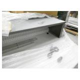 Work bench 30x60 with riser top and Wood Crate 46x13x19