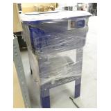 Parts washer cabinet with strainers