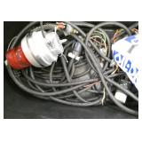 Water trough with oil dri and electrical cords