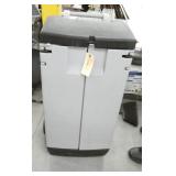 Rolling cabinet with spill supplies