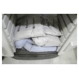 Rolling cabinet with spill supplies