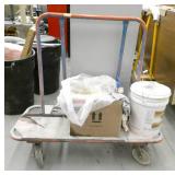 Sheetrock cart and contents