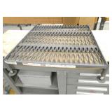 tool cabinet and contents with steel riser grate