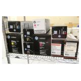 large group of laser toner