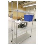 Two wire shelving carts