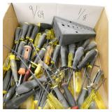 Box of hex drivers