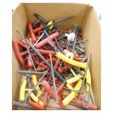 Box of hex wrenches