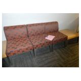 Reception area seating and tables