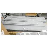 Commercial fire door with frame