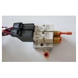 Lot of 75 new solenoid valves with manifold