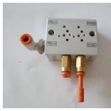 Lot of 75 new solenoid valves with manifold