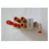 Lot of 75 new solenoid valves with manifold