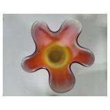 Murano Style Large Handkerchief Vase