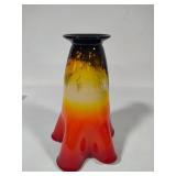 Murano Style Large Handkerchief Vase