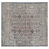 Geometric Fringed Tapestry