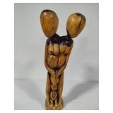 Hand Carved Family African Tribal Statue
