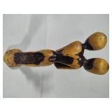 Hand Carved Family African Tribal Statue