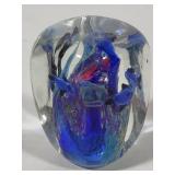 Murano Style Fish Paperweight