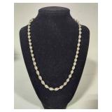 925 Sterling Silver Twisted Herringbone Necklace