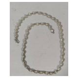 925 Sterling Silver Twisted Herringbone Necklace