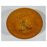 Amber Toned Footed Bowl