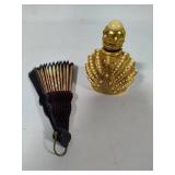 Bahrain Pearl Vintage Style Perfume Bottle & Hand Fan
