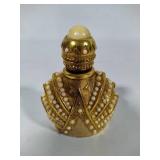 Bahrain Pearl Vintage Style Perfume Bottle & Hand Fan