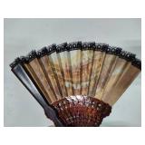 Bahrain Pearl Vintage Style Perfume Bottle & Hand Fan