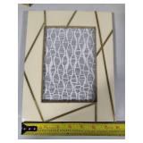 Storied Home Resin Photo Frames w/Gold Tone Inlay Design