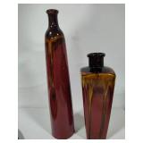 Michael Graves Oval Hanging Mirror & Two Decorative Vases