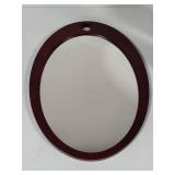 Michael Graves Oval Hanging Mirror & Two Decorative Vases