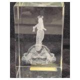 Laser Etched Crystal Paperweights