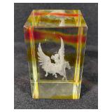 Laser Etched Crystal Paperweights