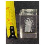 Laser Etched Crystal Paperweights