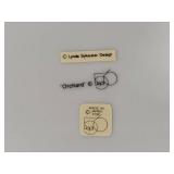 Department 56 "Orchard" Pattern Plates