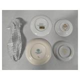 Trinket Dishes & Godinger Crystal Glass Shoe