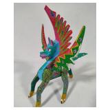 Alebrije Hand Carved Oaxacan Folk Art Dragon Signed Cordova