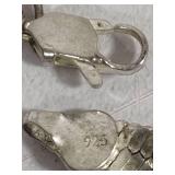 925 Sterling Silver Twisted Herringbone Necklace