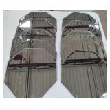 Ten Mirrored Octagon Plates