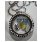 Origami Owl Locket w/Charms