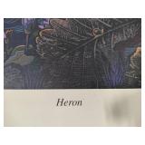 "Heron" Signed/Numbered by Minnesota Artist Barbara Dettler
