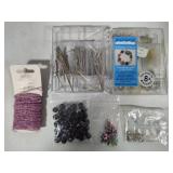 Large Assortment of Beads and Bead Necklace Materials