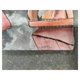 "A Chess War Series" Chalk Art by Barbara Dettler