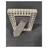 Cubed Crystal Heavy Small Picture Frame