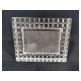 Cubed Crystal Heavy Small Picture Frame