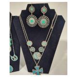 Lot of Southwestern Style Costume Jewelry